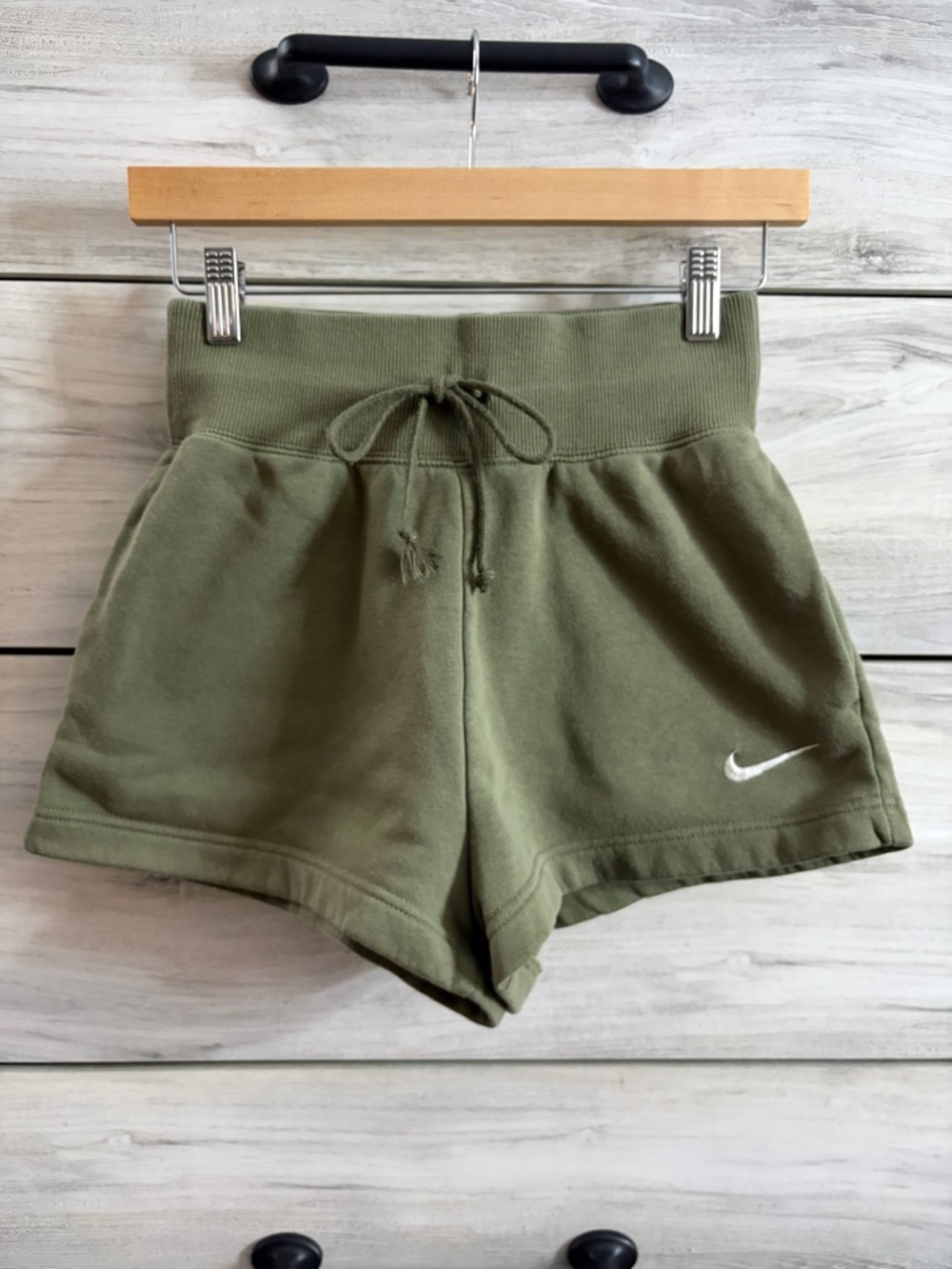 Nike Women’s Olive Drawstring Athletic Shorts